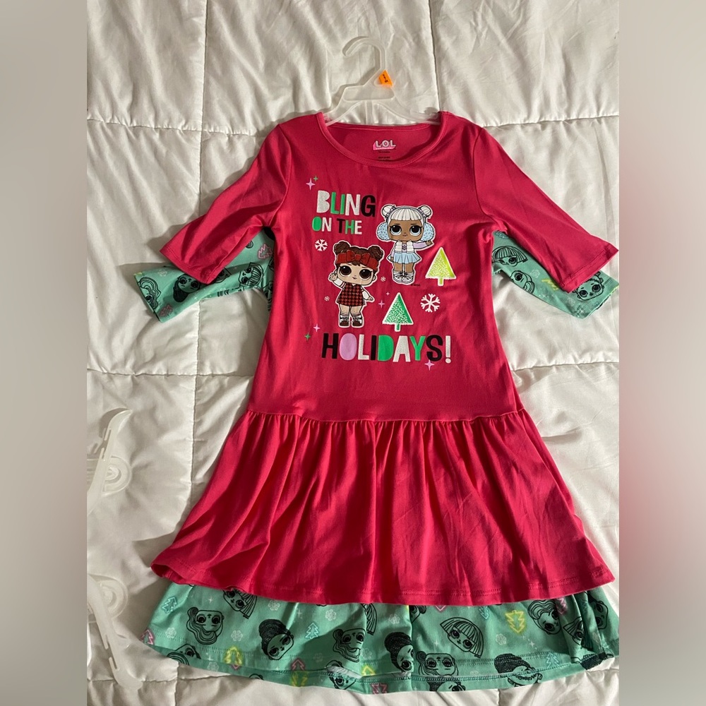 LOL girls dresses set total of 2
